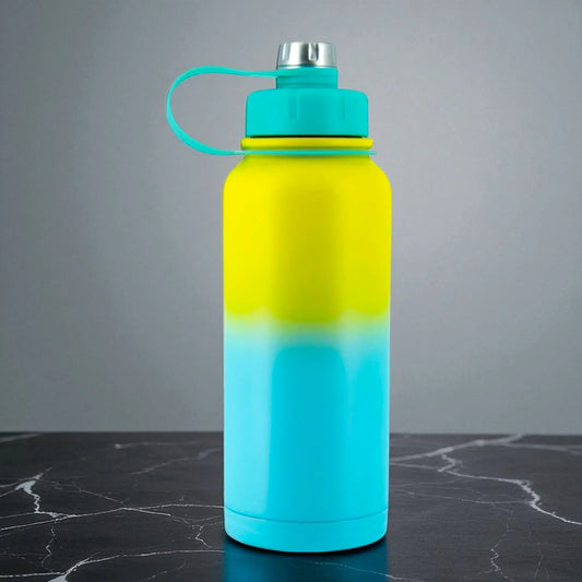 Multicolor Sports Water Bottle – 1000ML Stainless Steel Bottle
