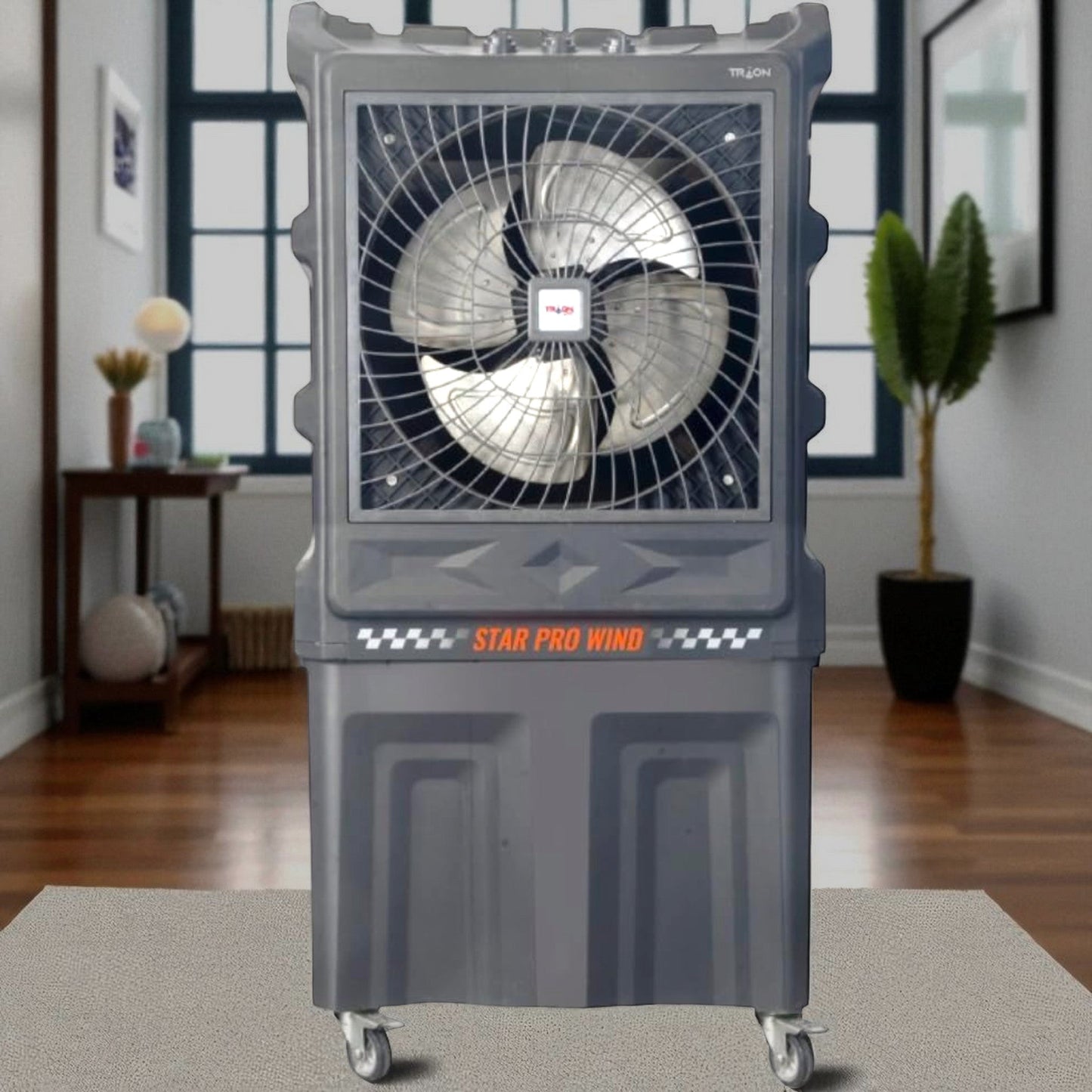 Black Magnum Water Air Cooler – 120L Tank | 3-Speed Motor, 230V |Commercial Cooler