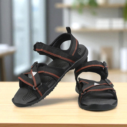 Adidas Sandals for Men – Black Outdoor Mesh Strap Sandals | Durable