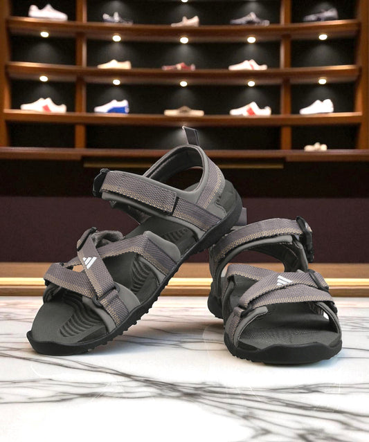 Adidas Sandals for Men – Grey Sports Outdoor Sandals | Durable & Water-Resistant