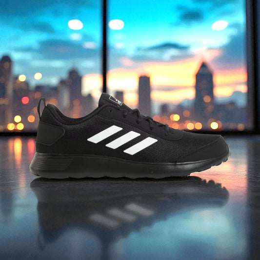 Adidas Lace Up Shoes – Black Running Shoes for Men | All-Day Comfort