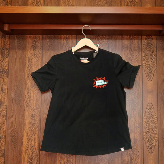 Black Girl Top T Shirt Cotton – Small Size Casual Wear