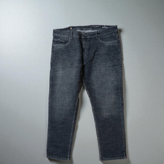 Black Stretchable Denim Jeans – Regular Fit Pocket Jeans Mens (Size 38, 40, 42)