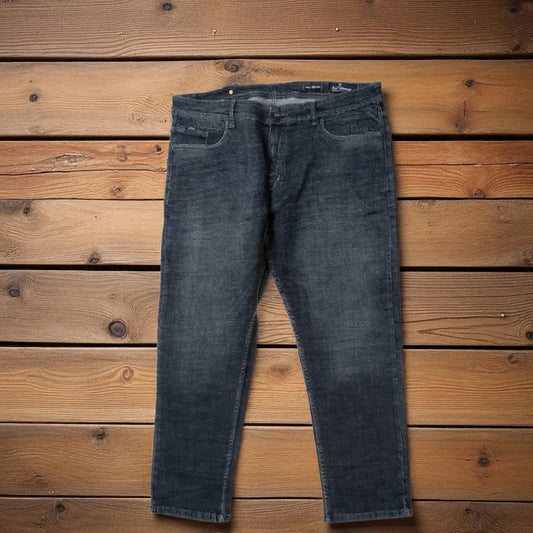 Black Stretchable Denim Jeans – Regular Fit Pocket Jeans Mens (Size 38, 40, 42)