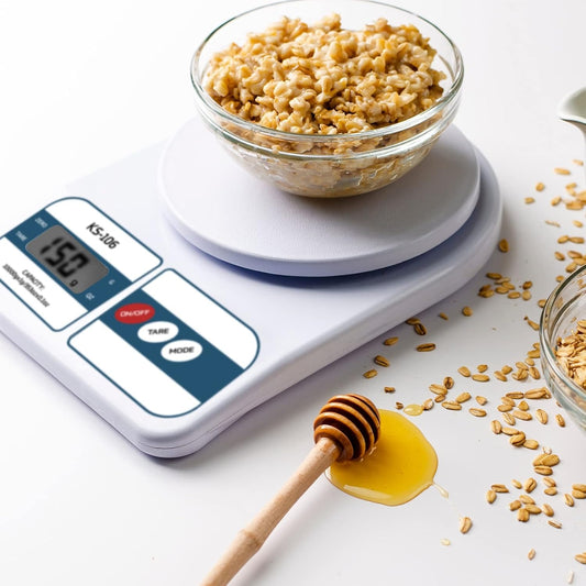 beatXP Mini Digital Kitchen Scale – Portable Weighing Machine with LCD Display, 5kg Capacity