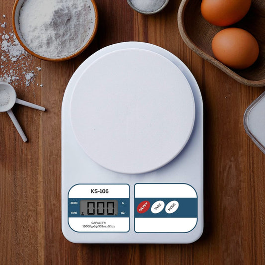 beatXP Mini Digital Kitchen Scale – Portable Weighing Machine with LCD Display, 5kg Capacity