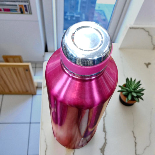 Bornchef Stainless Steel Red Water Bottle BC-5016 | 1L Hot & Cold Bottle