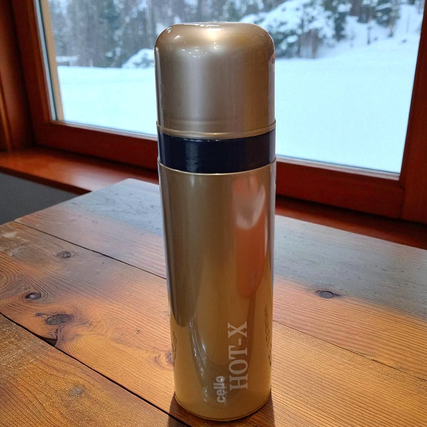 Cello Hot-X Classic 900ml Stainless Steel Water Bottle | Hot & Cold Bottle