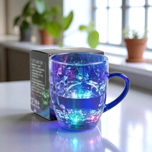 Inductive Rainbow Color Changing LED Mug – Magic Light-Up Cup for Kids, Parties & Gifts (1 Pc)