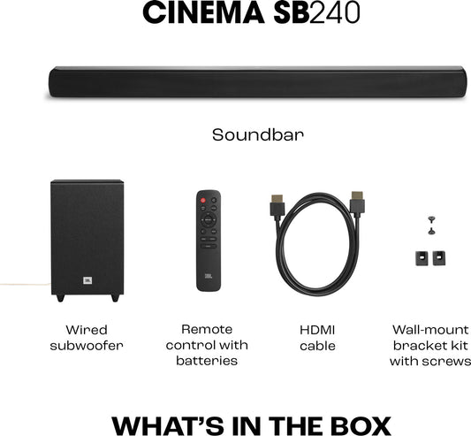 JBL Cinema Dolby Digital Soundbar | 110W Bluetooth Speaker, HDMI ARC