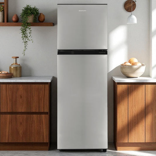 Kelvinator Fridge Double Door – 270 Litre Refrigerator - 2 Star Silver