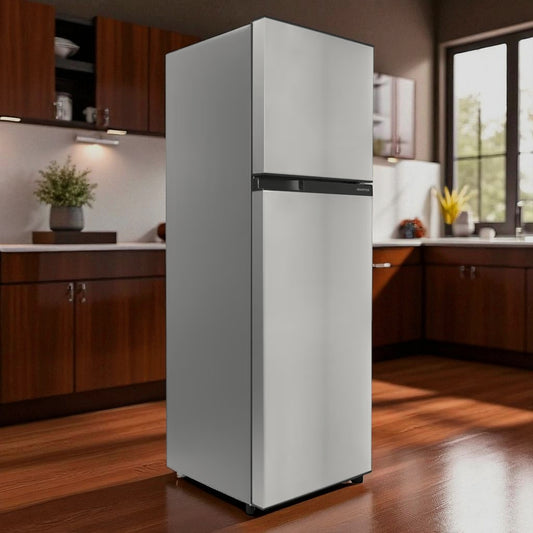 Kelvinator Fridge Double Door – 270 Litre Refrigerator - 2 Star Silver