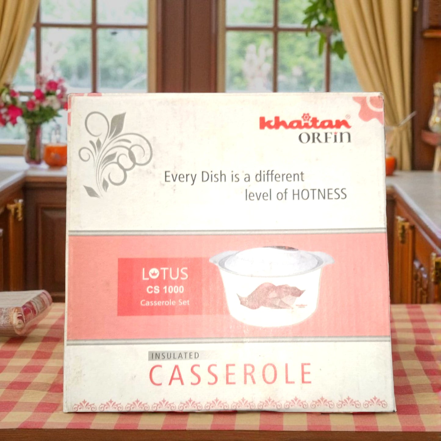 Khaitan Orfin CS1000 Insulated Hot Pot | Stainless Steel Casserole with PU Insulation