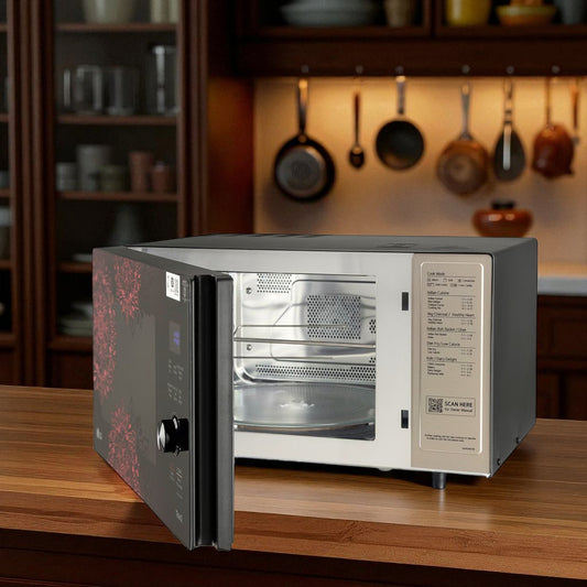 LG 28 Ltr Scan-To-Cook Charcoal Countertop Microwave Oven