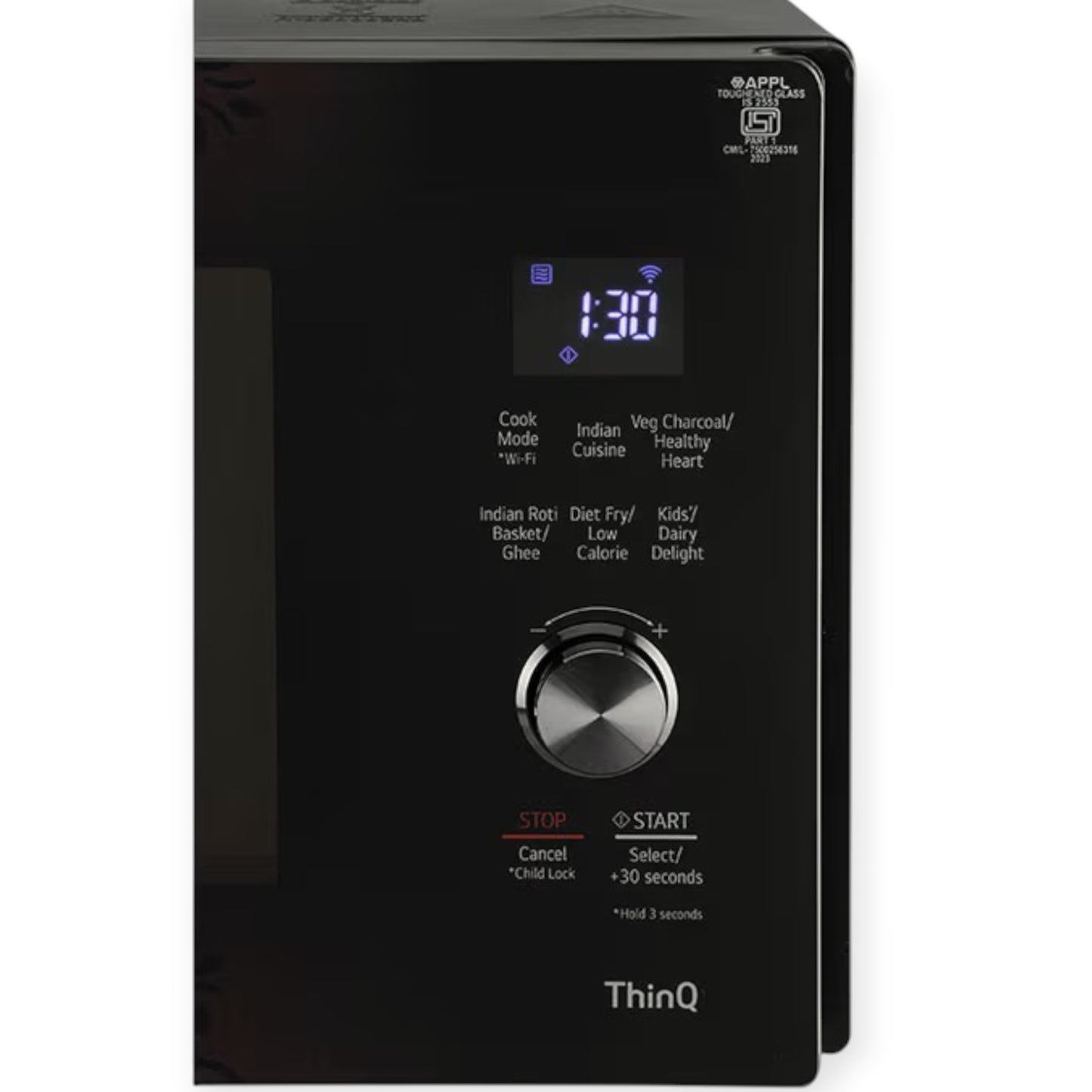 LG 28 Ltr Scan-To-Cook Charcoal Countertop Microwave Oven