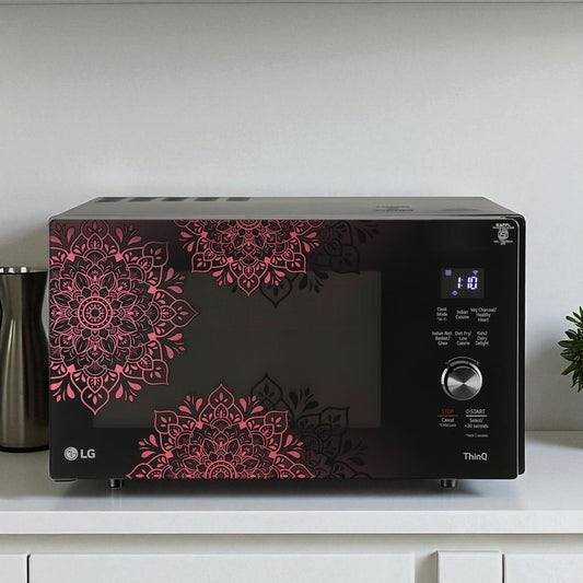 LG 28 Ltr Scan-To-Cook Charcoal Countertop Microwave Oven