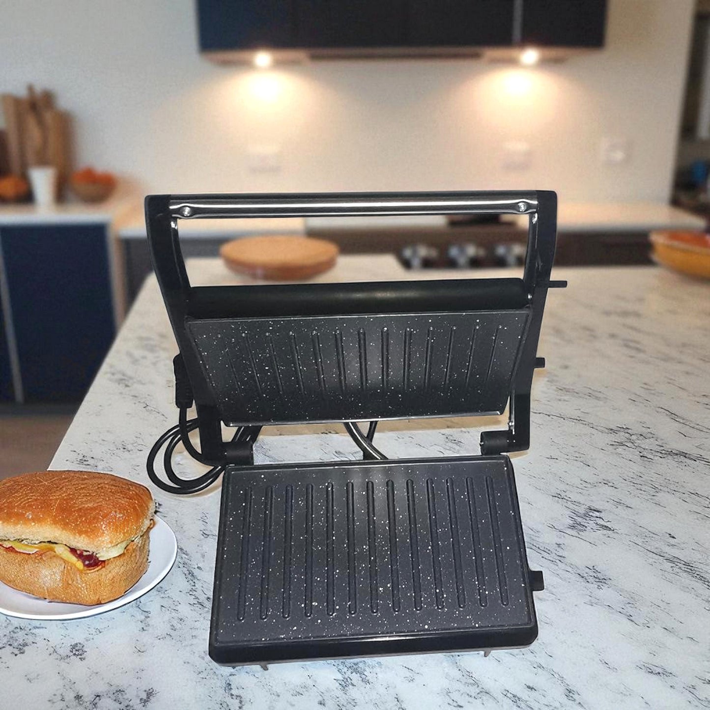 MINI GRILLER GT-128 | Non-Stick Toast Griller with Floating Hinge – 750W