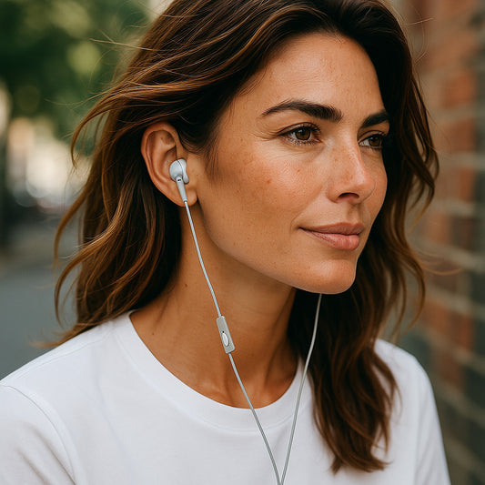Grey In-Ear Type C Wired Earphone with Mic – Signature Sound | type c earphone