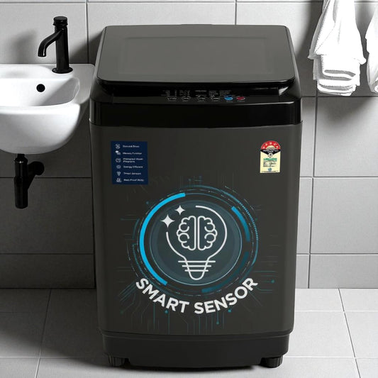 Motorola Washing Machine 7 kg Fully Automatic Top Load (Grey) – 5 Star Top Load Washer