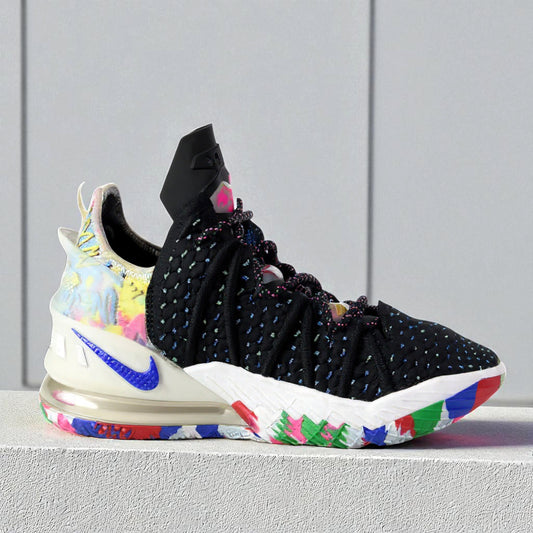 Nike Black Unisex Basketball Shoes | Lace-Up Sports Sneakers
