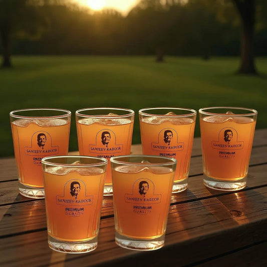 Sanjeev Kapoor Dubai Glass 230ml – Set of 6 Pcs | Premium Glass Set