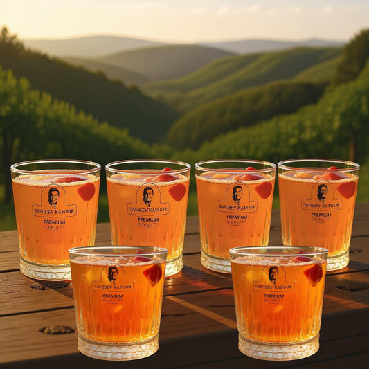 Sanjeev Kapoor Paris Glass 330ml – Set of 6 Pcs | Premium Glass Set