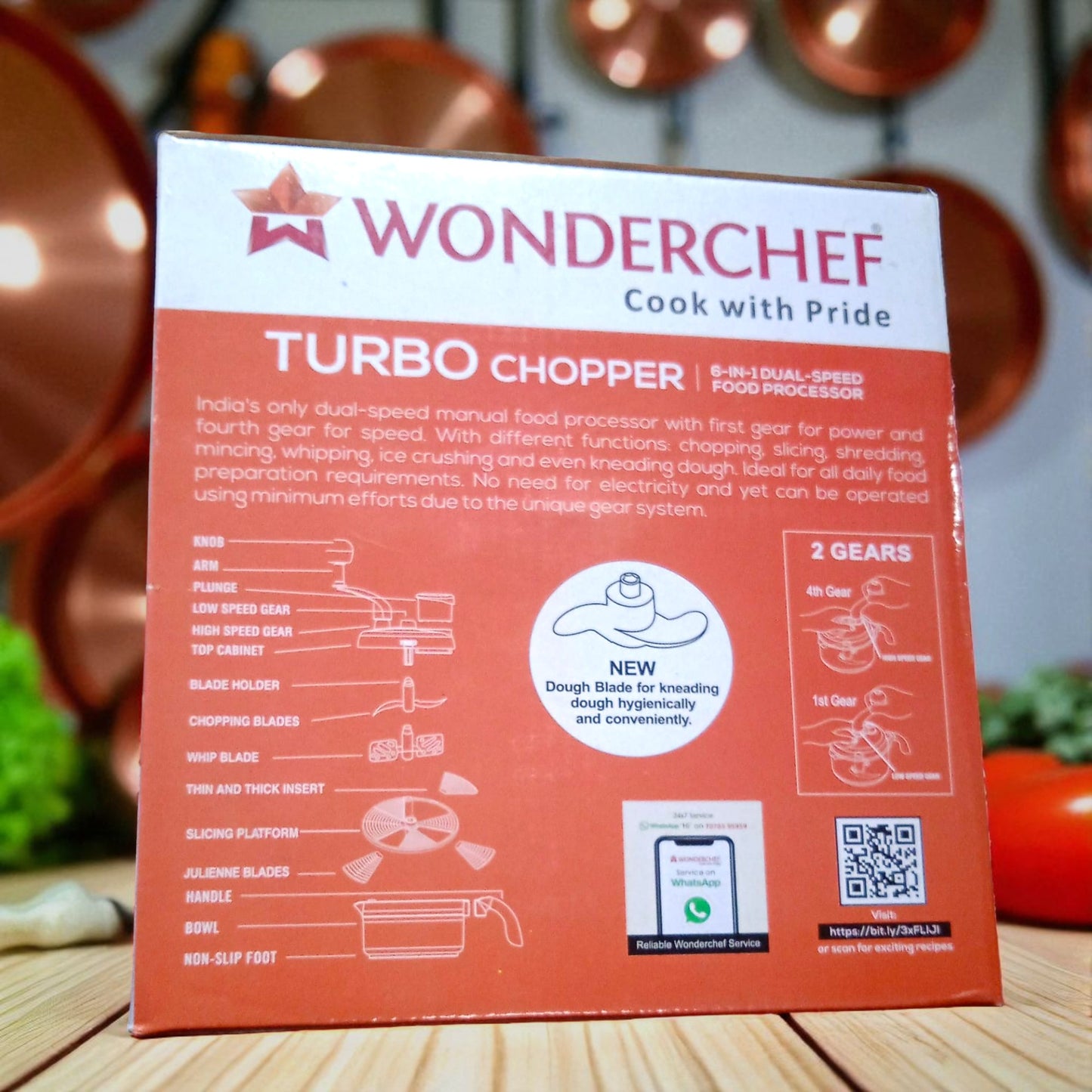 Sanjeev Kapoor Wonderchef Turbo Chopper with Atta Kneader |Sanjeev Kapoor Wonderchef Turbo Chopper with Atta Kneader | Manual Vegetable Cutter
