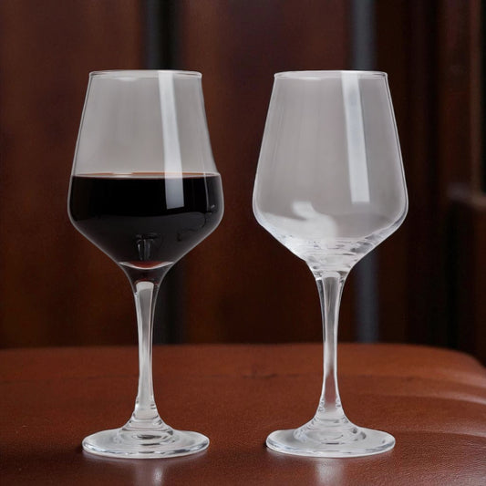 Sanjeev Kapoor Infinity Water Goblets – Set of 2, 360ml Each – Elegant Transparent Glasses