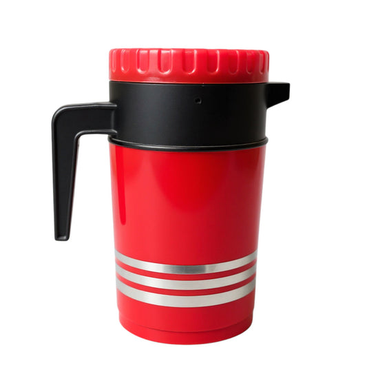 Tea Coffee Thermos 1000ml – Plastic Body with Inner Steel | 1000 ml Flask