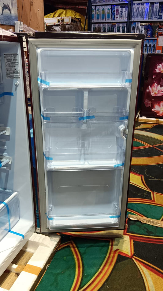 Fridge Single Door – 185 Litre Refrigerator, Red 2 Star Rated