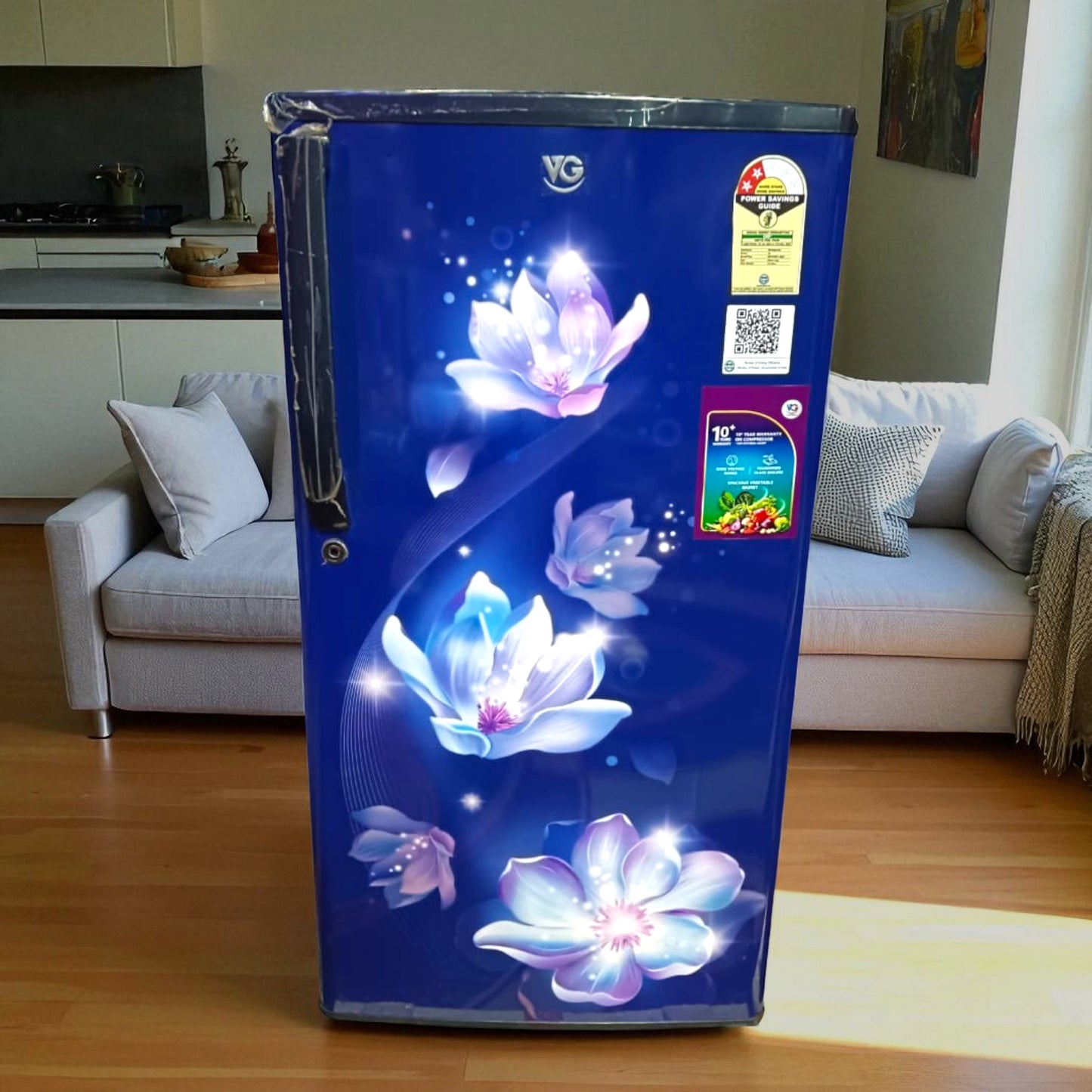 Fridge Single Door – 175 Litre Refrigerator, Blue, 2-Star Rated