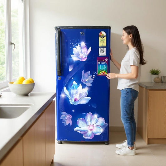 Fridge Single Door – 175 Litre Refrigerator, Blue, 2-Star Rated