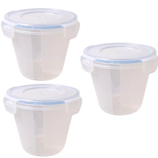 Food Storage Plastic Kitchen Storage Containers 1000ml – Set of 3