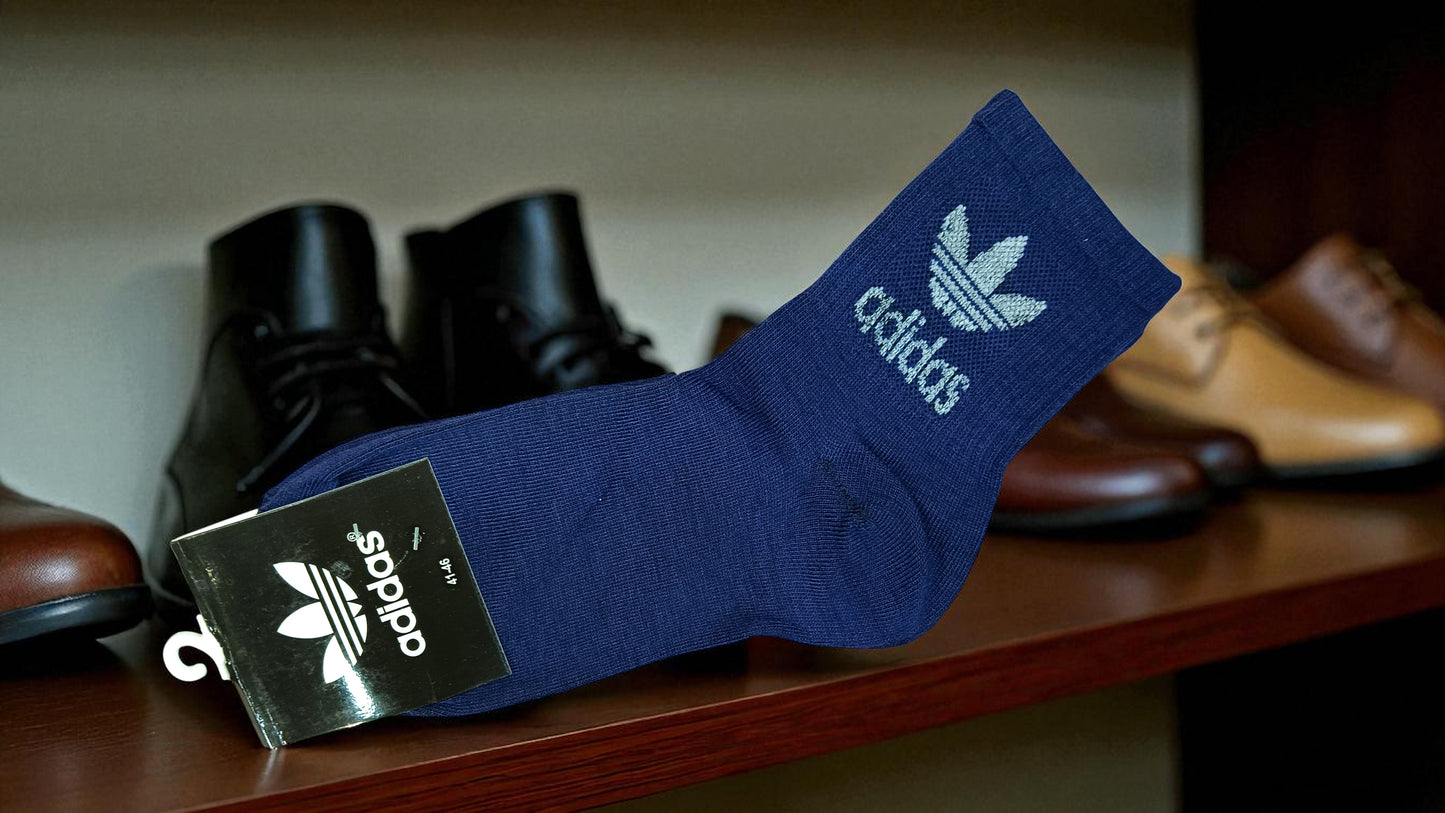 Adidas Socks for Men –  Medium Size Cotton Hand Washable Running Socks | Soft & Comfortable
