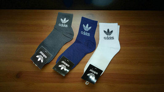 Adidas Socks for Men –  Medium Size Cotton Hand Washable Running Socks | Soft & Comfortable