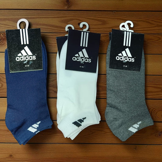 Adidas Socks for Men – Small Size Cotton Hand Washable Running Socks