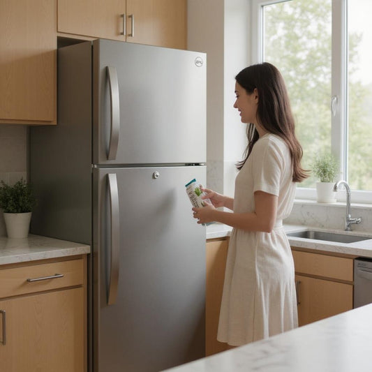Refrigerator Double Door – 365 Litre Frost Free Fridge with Inverter Tech (Stainless Steel)