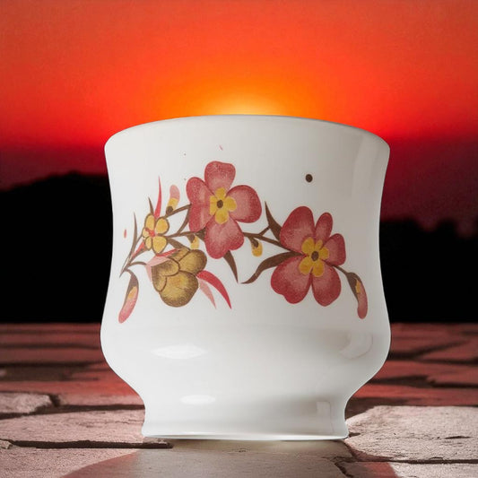 Lotus Tea Cup Set - Pack of 6 Floral Tea Cups | Modern & Lightweight