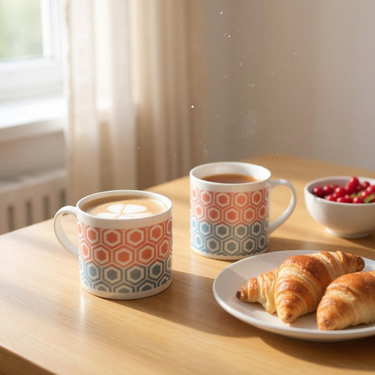 Multicolor Tea Cup Set - Pack of 6