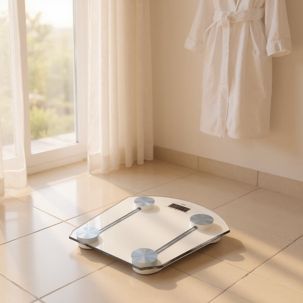 Mannual Scale – Smart Bathroom Body Weight Scale & LCD Display (180Kg Capacity)