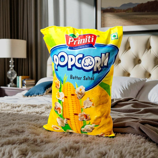 Popcorn Pillow – Reversible Kids Pillow | Soft Baby Cushion with Microfiber Filling